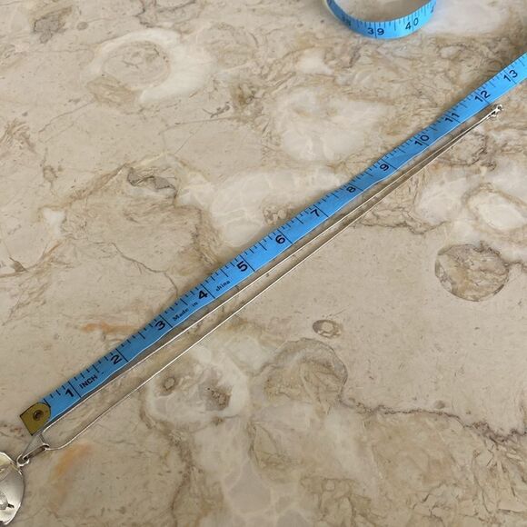 925 Sterling Silver Large Starfish Pendant on 24” Sterling Silver Snake Chain - Picture 8 of 9